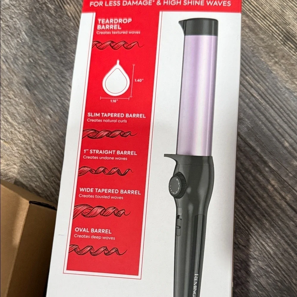 Remington Lavender and Black Curling Wand